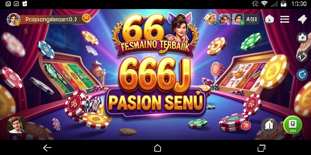 Screenshot utama 666J menampilkan gameplay Kasino yang seru dan interaktif.