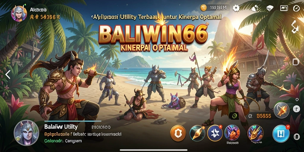 Tampilan antarmuka BALIWIN66 yang user-friendly dan fitur optimalisasi.