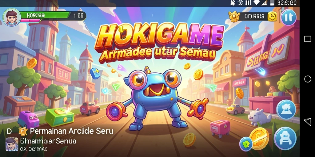 Gameplay menarik dan adiktif HOKIGAME yang penuh warna.