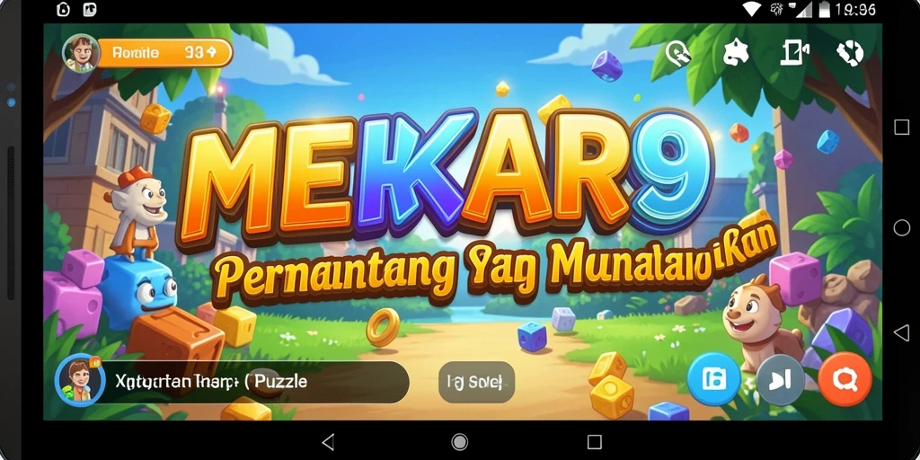Tangkapan layar MEKAR99 menunjukkan gameplay teka-teki yang seru.