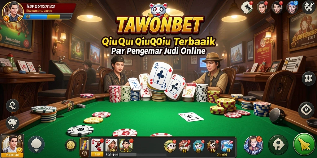 Screenshot gameplay QiuQiu yang menegangkan di TAWONBET.