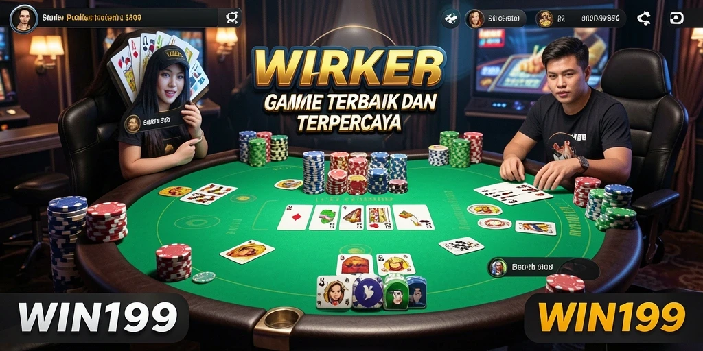 Screenshot gameplay menunjukkan aksi seru permainan Poker.
